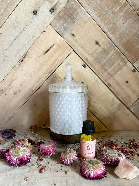 Aroma Diffuser with Breathe Calm Blended Oil