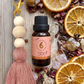 Keyring Diffuser & Festive Calm Organic Essential Oil 10ml - Ground, Uplift & Warm