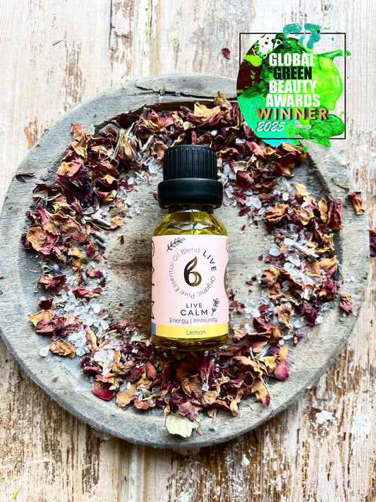 Keyring Diffuser & Live Calm Organic Essential Oil 10ml