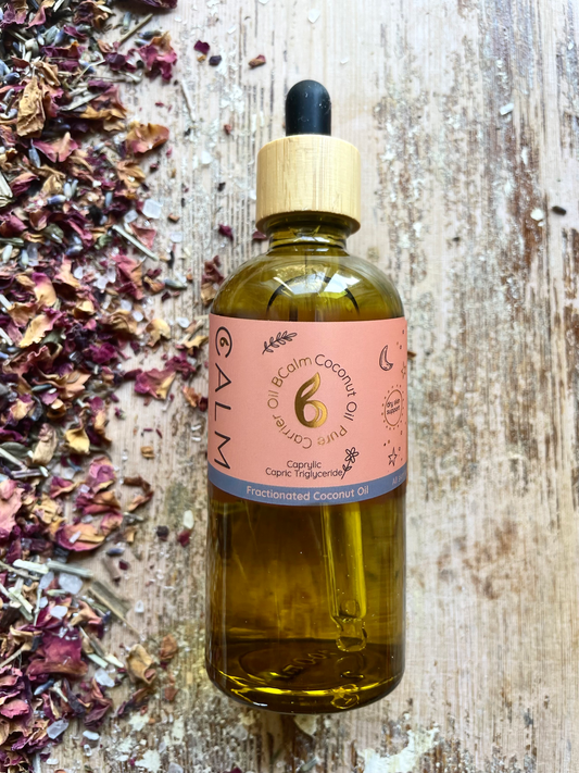 Pure Fractionated Coconut Carrier Oil 100ml – Restoring Body & Massage Oil