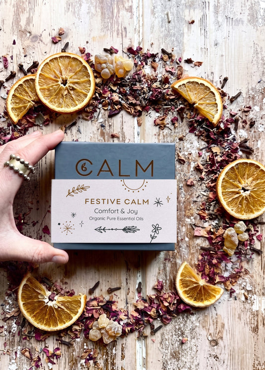 Festive Calm Trio | Frankincense, Clove & Orange Essential Oil Gift Set 5ml x 3