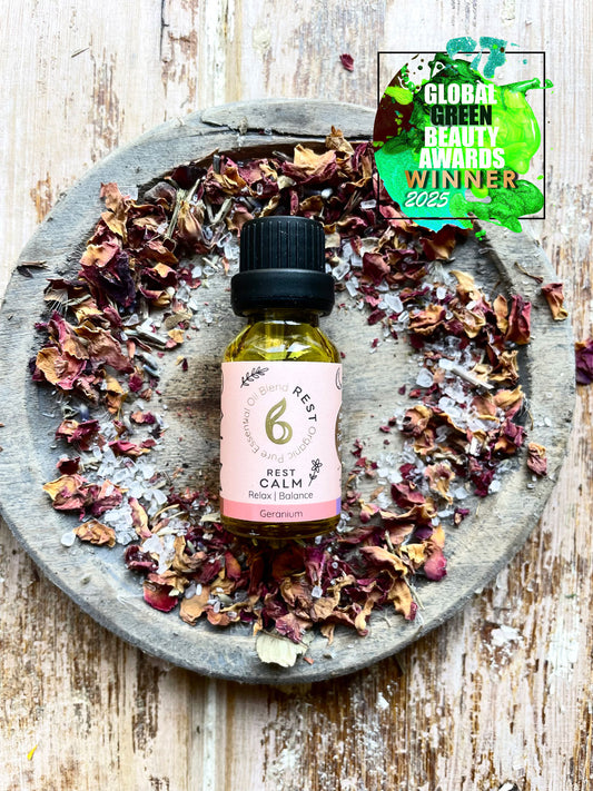 Necklace and Rest Calm Essential Oils