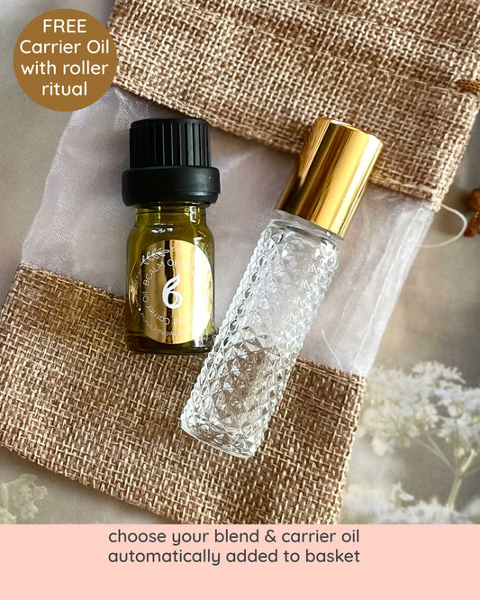 Geo cut glass roller ball