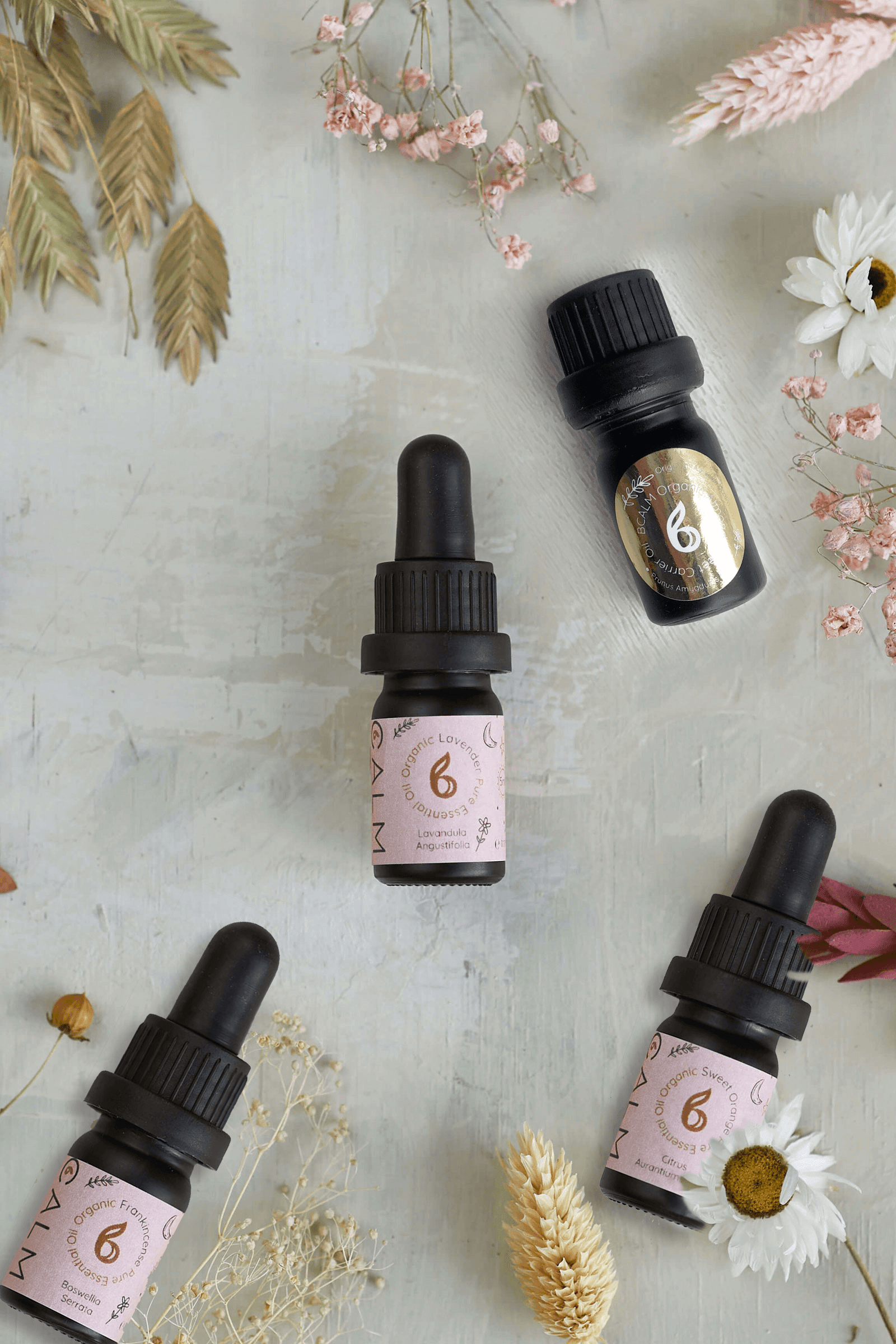 REFILL Organic Sweet Almond Oil Breathe Calm Pure Oil Set