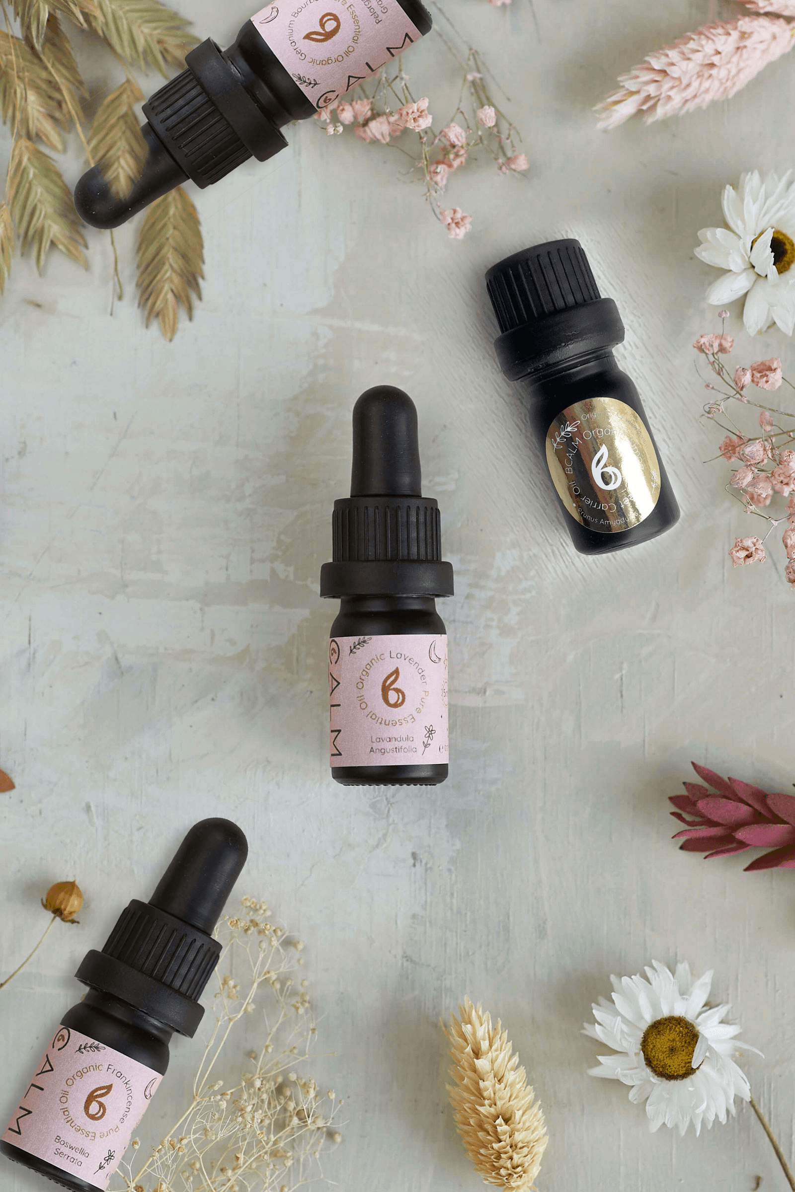 REFILL Organic Sweet Almond Oil Rest Calm Pure Oil Set